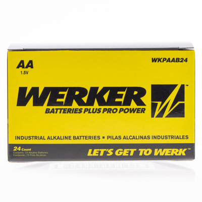 Werker AA Alkaline Battery - 24 Pack