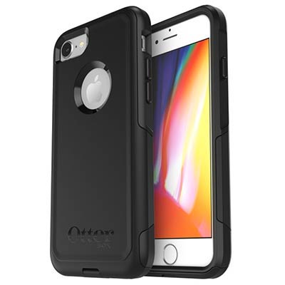 OtterBox Commuter Case for Apple iPhone 7 or iPhone 8 (Black) - Main Image