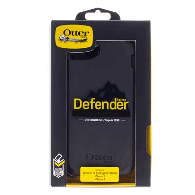 OtterBox Defender Case for Apple iPhone 7 or iPhone 8 (Black)