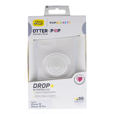 Otter + Pop Symmetry Case for Apple iPhone 12 and iPhone 12 Pro - Clear