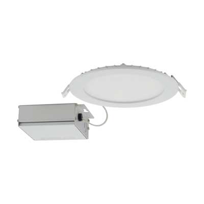 Satco 12W 900 Lumen 6 Inch Color Selectable Dimmable Round Downlight