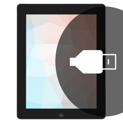 Apple iPad 6 Charge Port Repair - Black - Main Image