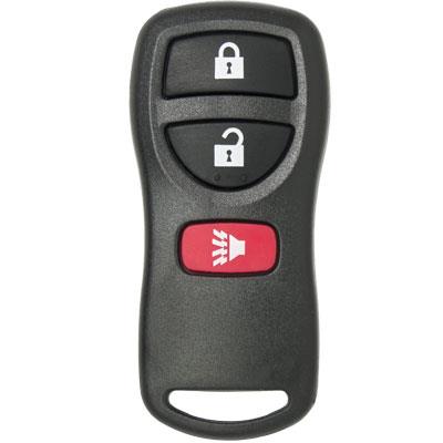 Three Button Key Fob Replacement Remote for Nissan Vehicles