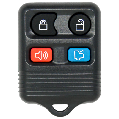 Four Button Key Fob Replacement Remote For Ford, Lincoln, and Mercury Vehicles - Main Image