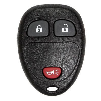 Three Button Key Fob Replacement Remote for Chevrolet, GMC, and Pontiac Vehicles - Main Image