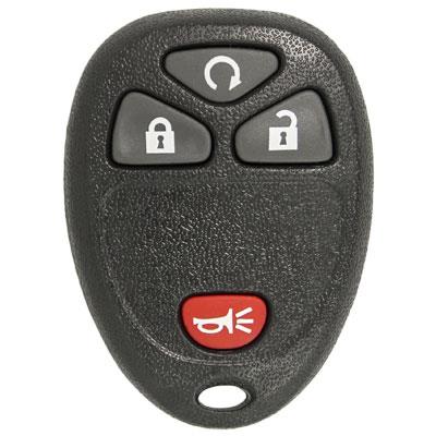 Four Button Key Fob Replacement Remote for Chevrolet, GMC, and Pontiac Vehicles - Main Image