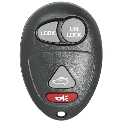Four Button Key Fob Replacement Remote for Buick, Oldsmobile, and Pontiac Vehicles - Main Image