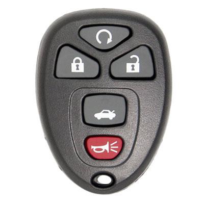 Five Button Key Fob Replacement Remote for Buick, Cadillac, and Chevrolet Vehicles - Main Image