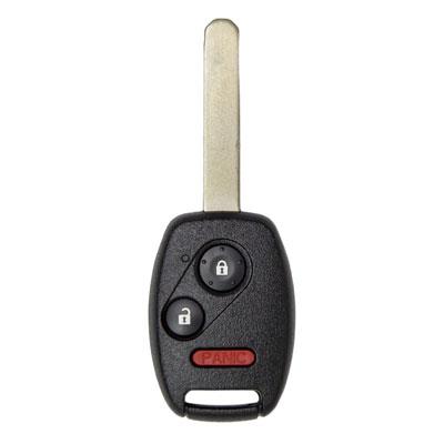 Three Button Key Fob Replacement Combo Key Remote for Honda Vehicles