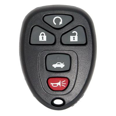 Five Button Key Fob Replacement Remote For Buick, Chevrolet, Pontiac, and Saturn Vehicles - Main Image