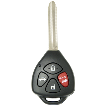 Four Button Key Fob Replacement Combo Key Remote For Toyota Vehicles - Main Image