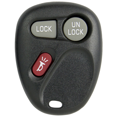 Three Button Key Fob Replacement Remote For Chevrolet and GMC Vehicles - Main Image