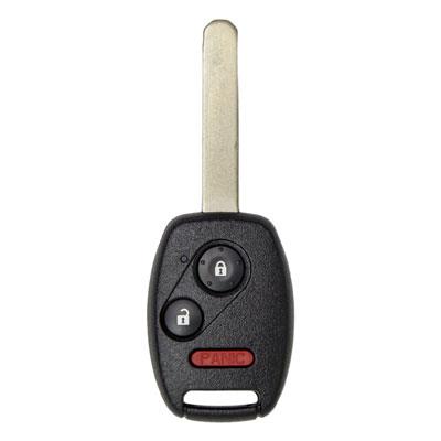 Three Button Key Fob Replacement Combo Key For Honda Vehicles - Main Image