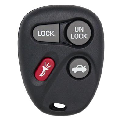 Four Button Key Fob Replacement Remote For Buick, Chevrolet, Oldsmobile and Pontiac Vehicles - Main Image
