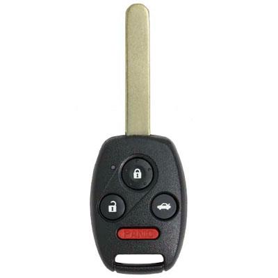 Four Button Combo Key Replacement Remote for Honda Vehicles - Main Image
