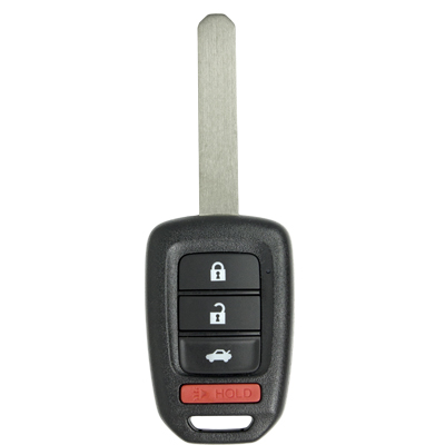 Four Button Combo Key Replacement Remote for Honda Civic Vehicles - Main Image