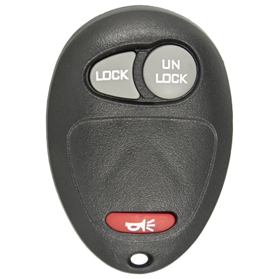 Three Button Key Fob Replacement Remote for Chevrolet, GMC, Hummer, Oldsmobile, and Pontiac Vehicles