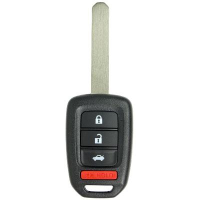 Four Button Key Fob Replacement Combo Key Remote For Honda Vehicles
