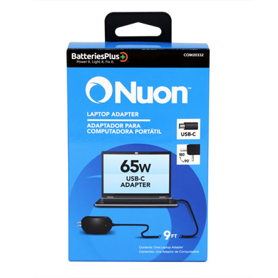 Nuon 65W USB-C Universal Laptop Charger