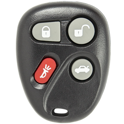 Four Button Key Fob Replacement Remote For Chevrolet, Oldsmobile, Pontiac, and Saturn Vehicles - Main Image