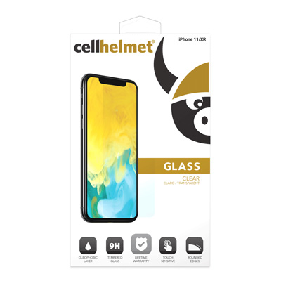 cellhelmet Tempered Glass Screen Protector for Apple iPhone XR and iPhone 11