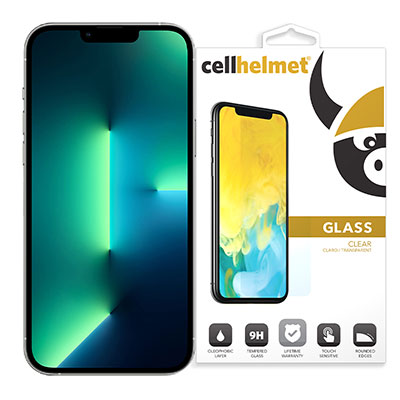 cellhelmet Tempered Glass Screen Protector for Apple iPhone 13 Pro Max