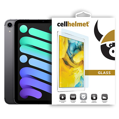 cellhelmet Tempered Glass Screen Protector for Apple iPad Mini 6