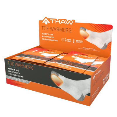 THAW Disposable Toe Warmers - 7+ Hour Heat - TSA Approved