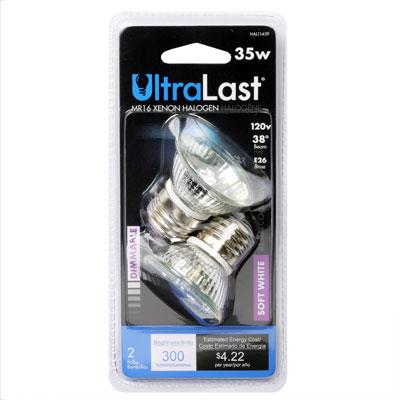 Duracell Ultra 35W MR16 Soft White Halogen Bulb - 2 Pack