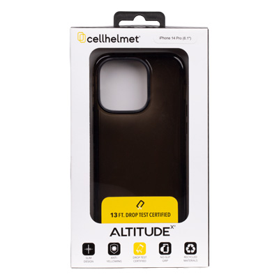 cellhelmet Altitude X Phone Case for Apple iPhone 14 Pro - Onyx Black