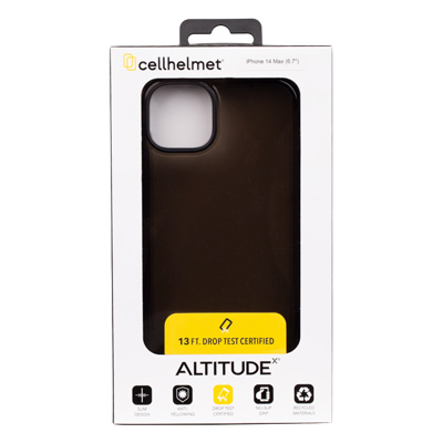 cellhelmet Altitude X Case for Apple iPhone 14 Plus - Onyx Black