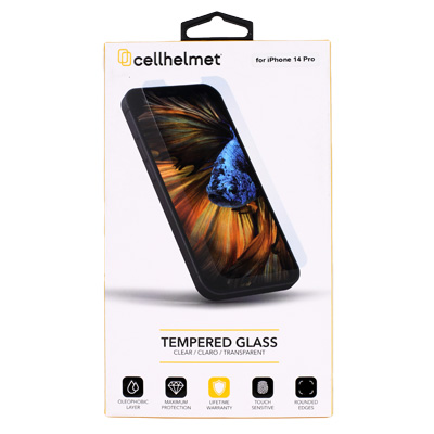cellhelmet Tempered Glass Screen Protector for Apple iPhone 14 Pro