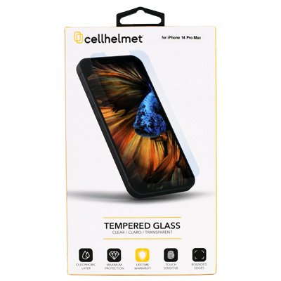 cellhelmet Tempered Glass Screen Protector for Apple iPhone 14 Pro Max