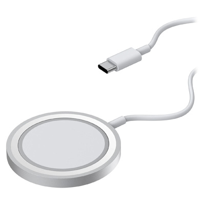 OtterBox Wireless Charging Pad for MagSafe Cell Phones and Devices - White - Main Image