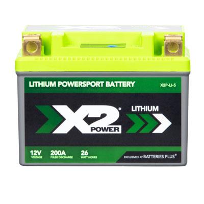 X2Power 200A Pulse Cranking X2P5 Lithium Powersport Battery - Main Image