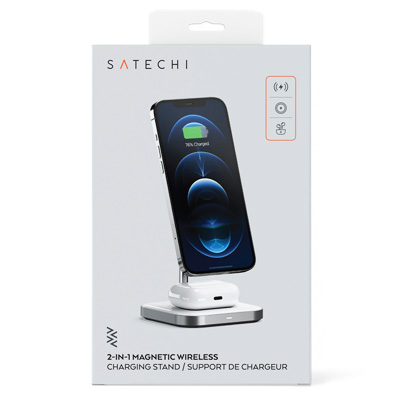 Satechi Aluminum 2-in-1 Magnetic Wireless Charging Stand - Main Image