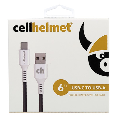cellhelmet 6-Foot USB-A to USB-C Charging / Syncing Cable