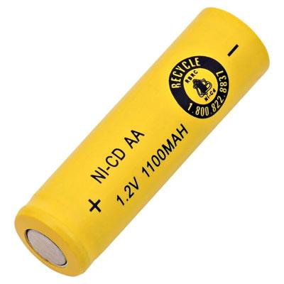 Dantona 1.2V 1100mAh AA NiCD Industrial Rechargeable Cell - Rechargeable Batteries