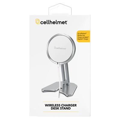 cellhelmet Desk Stand for Wireless Cell Phone Charging Pad with MagSafe Compatibility
