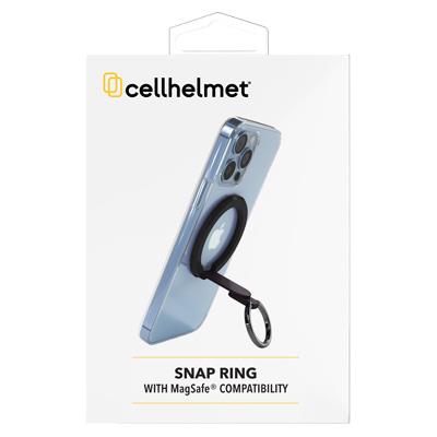 cellhelmet Universal Snap Ring for Cell Phones with MagSafe Compatibility - Black