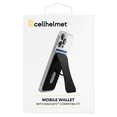 cellhelmet Minimalist Magnetic Wallet for MagSafe Compatible Cell Phone - Black - Main Image
