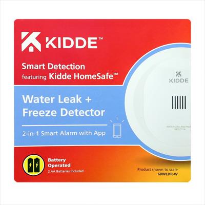 Kidde Wi-Fi Smart Water Leak Detector Plus Freeze Climate Sensor, Battery Power