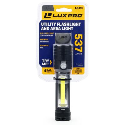 LuxPro 537 Lumen Utility Flashlight and Area Light