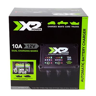 X2Power Dual Bank Marine Battery Charger