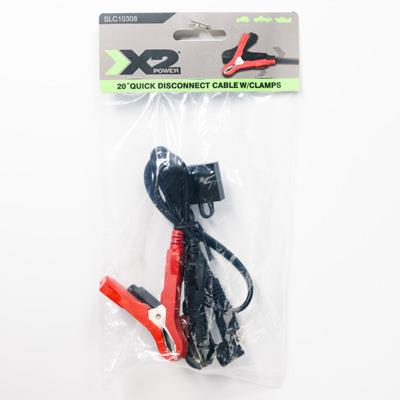 X2Power 20" Alligator Clip Charger Cable