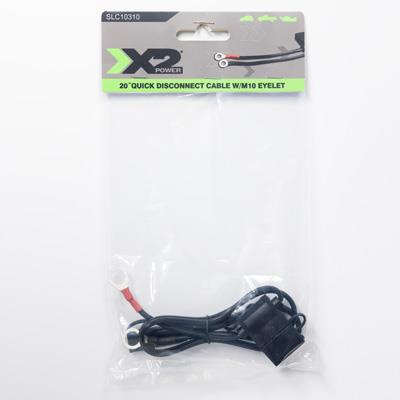 X2Power 20" M10 Ring Terminal Charger Cable