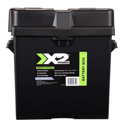 X2Power Golf Cart Battery Box For 6V GC2 Batteries