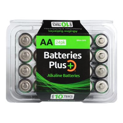 Batteries Plus AA Alkaline Battery - 24 Pack