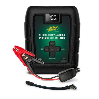 Battery Tender 800 Amp Vehicle Jump Starter and Portable Tire Inflator