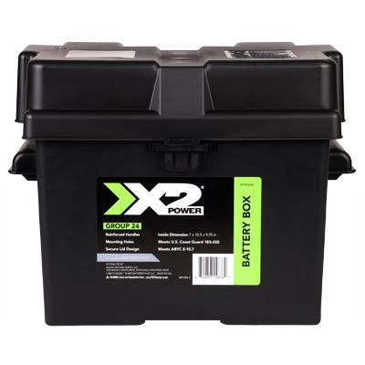 X2Power Marine Battery Box For Group 24 Batteries